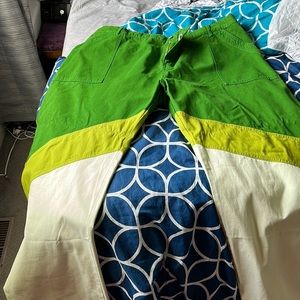 Big Bud Press 5X green stripe work pants